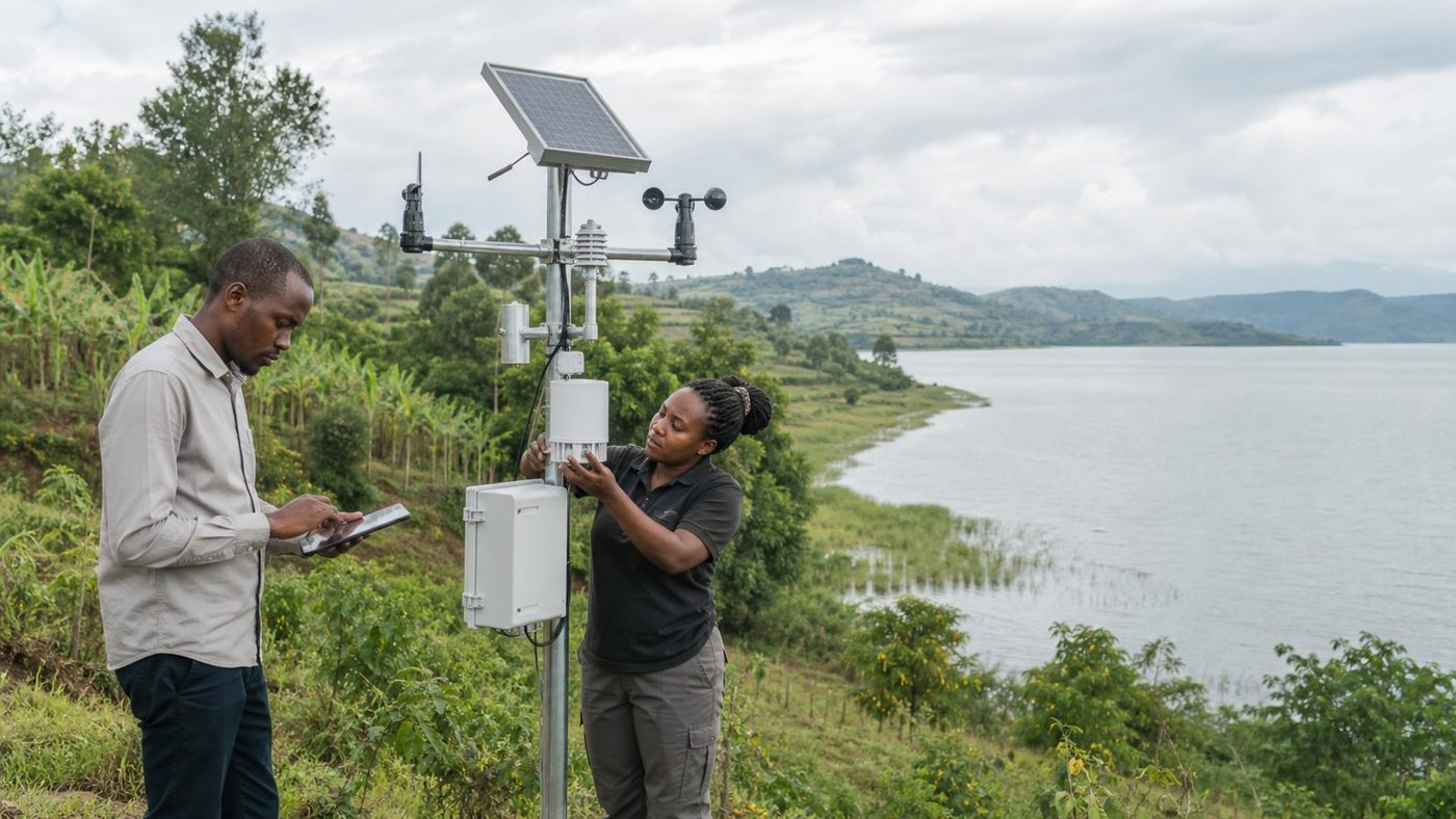 Field-deployed environmental monitoring station